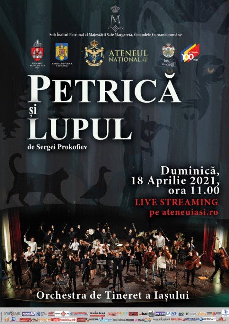 bilete Petrica si Lupul Orchestra de Tineret a Iasului