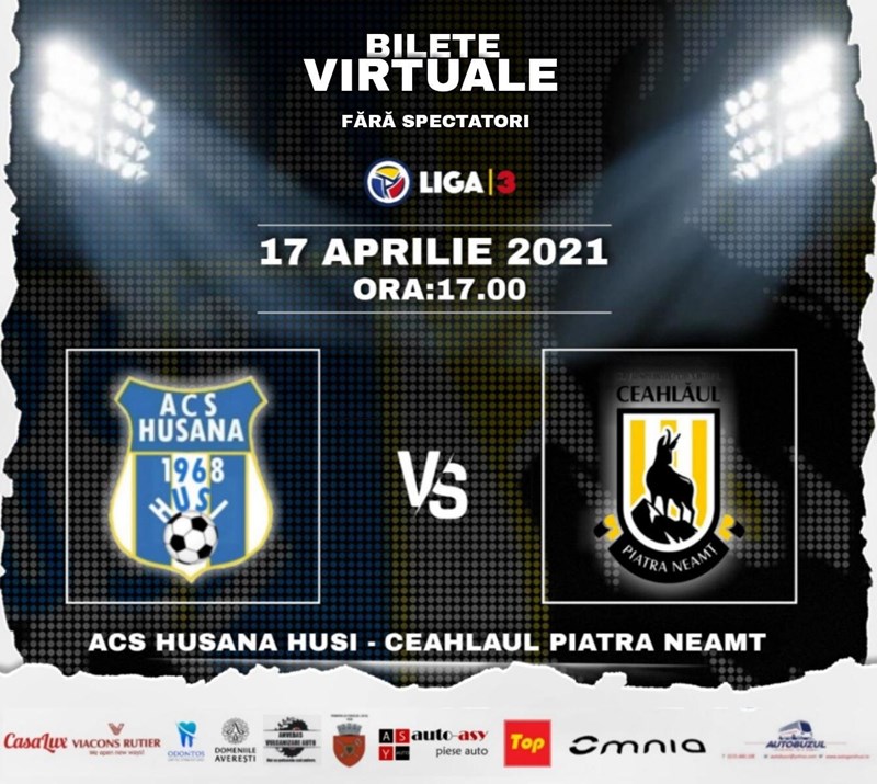 bilete ACS Husana Husi - Ceahlaul Piatra Neamt