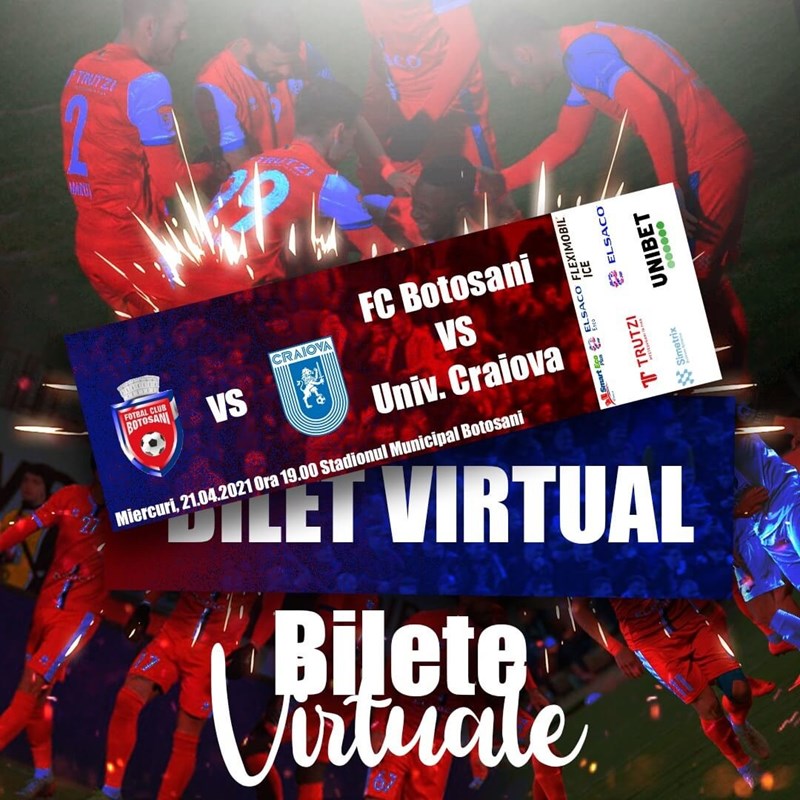 bilete FC Botosani - CSU Craiova