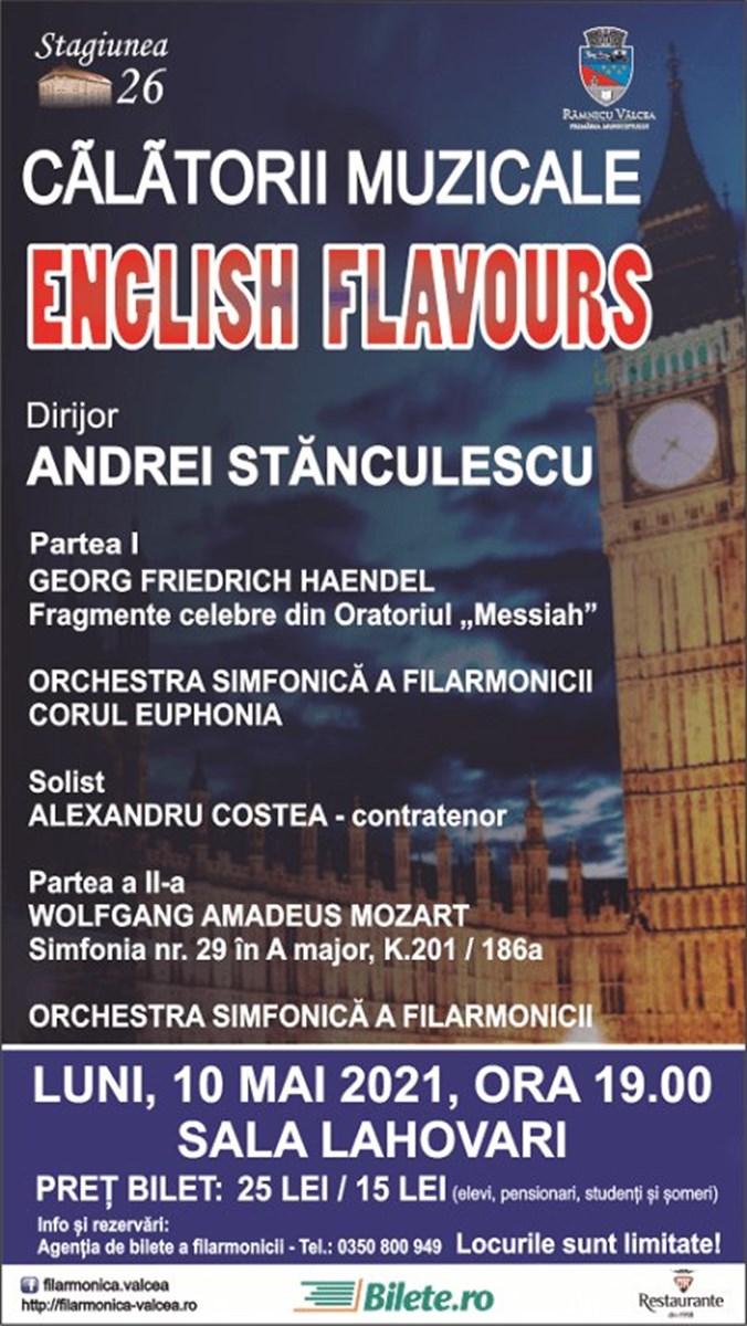 bilete Calatorii Muzicale - English Flavours