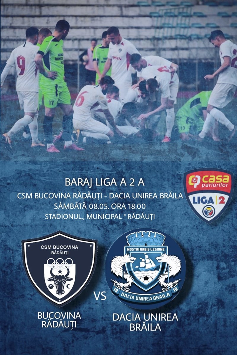 bilete CSM Bucovina Radauti - Dacia Unirea Braila