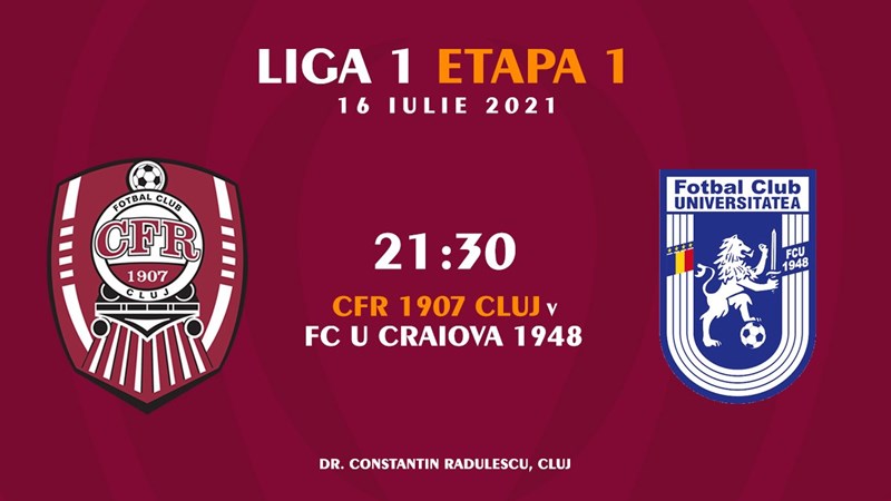bilete CFR Cluj - U Craiova - Casa Liga 1