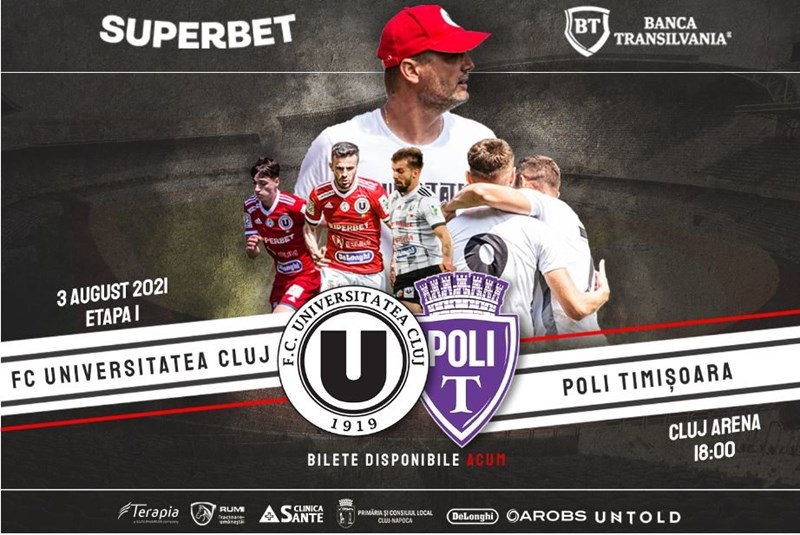 bilete FC Universitatea Cluj - SSU Politehnica Timisoara