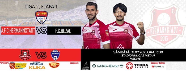 bilete AFC Hermannstadt - FC Buzau