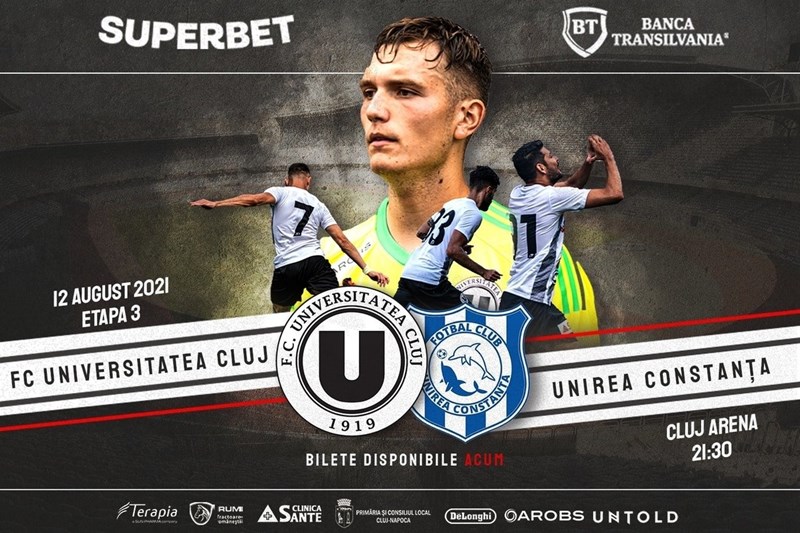 bilete FC Universitatea Cluj - AFC Unirea Constanta