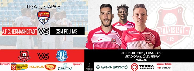 bilete AFC Hermannstadt - Poli Iasi