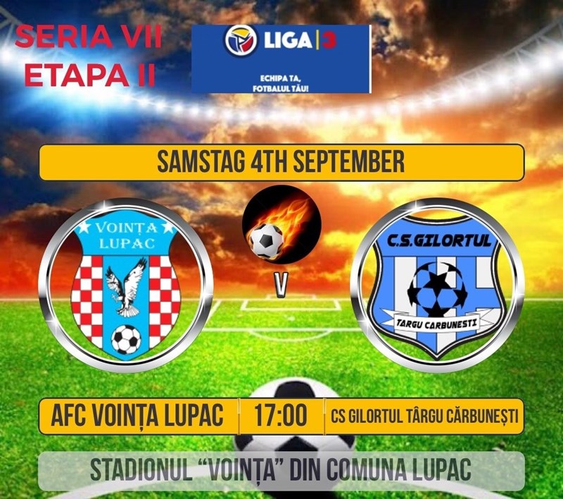bilete AFC Vointa Lupac - CS Gilortul Targu Carbunesti