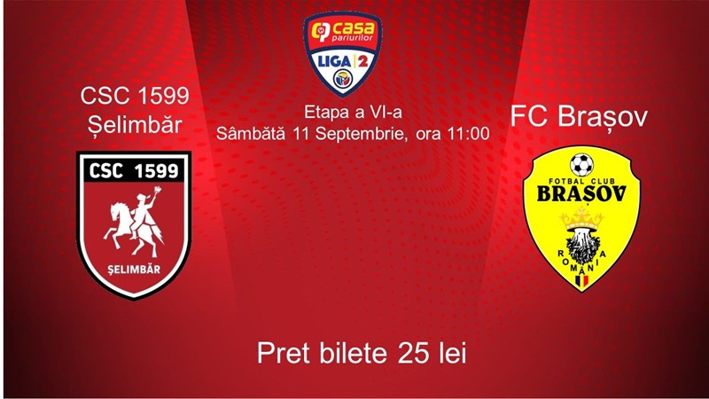bilete CSC 1599 Selimbar - FC Brasov