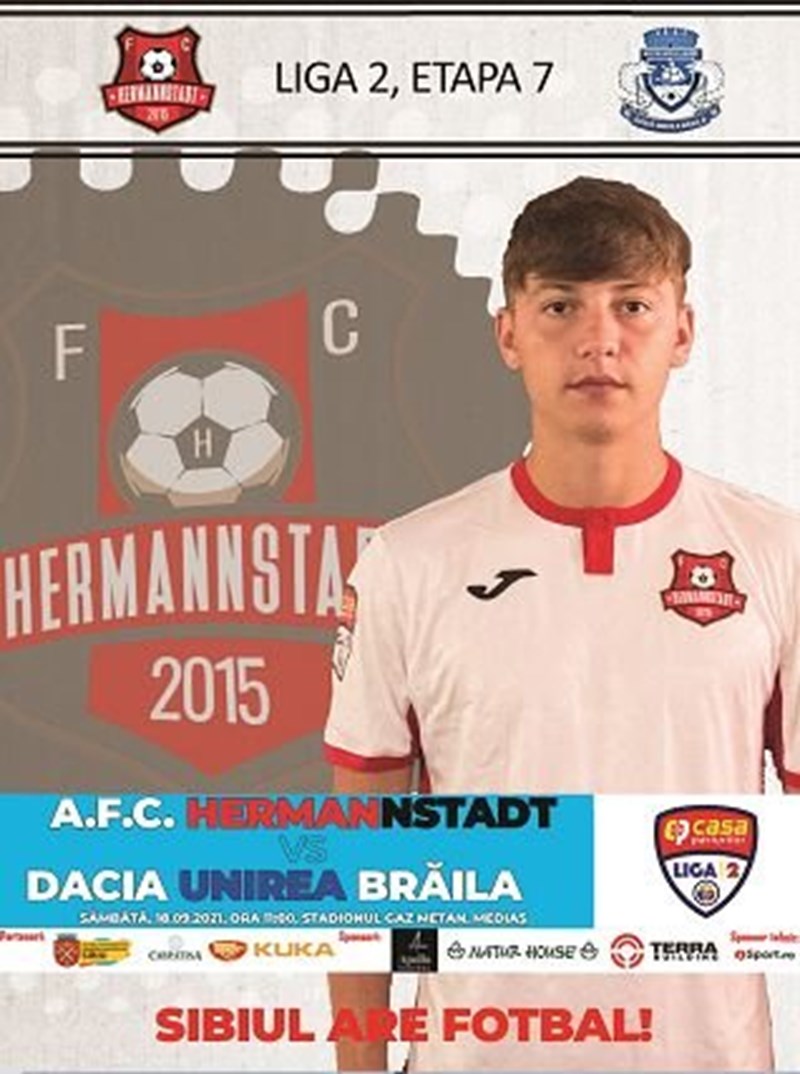 bilete AFC Hermannstadt - Dacia Unirea Braila