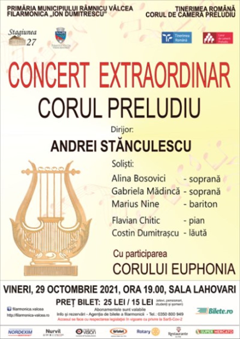 bilete Concert Extraordinar - Corul Preludiu
