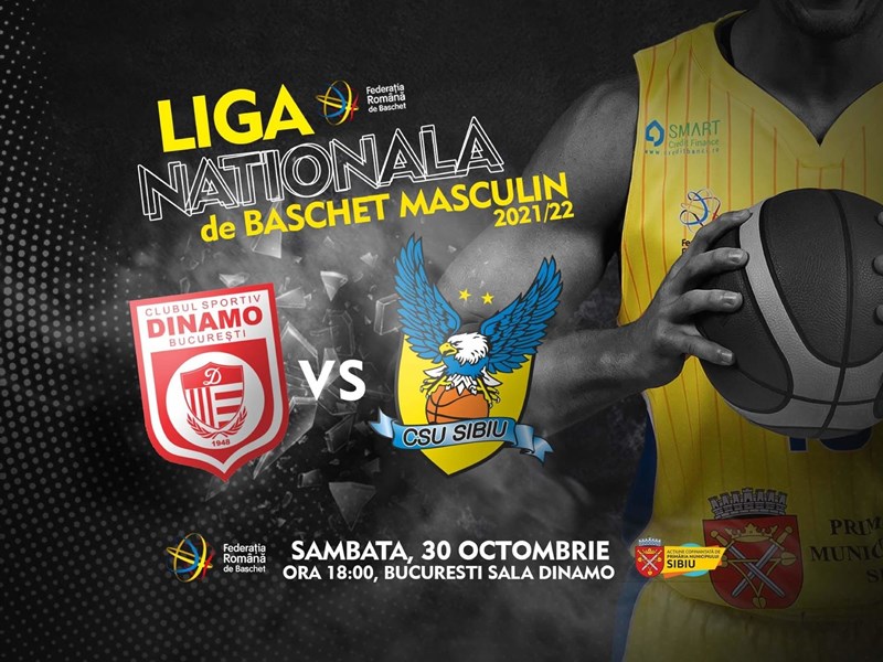 bilete CS Dinamo Bucuresti - BC CSU Sibiu - Baschet