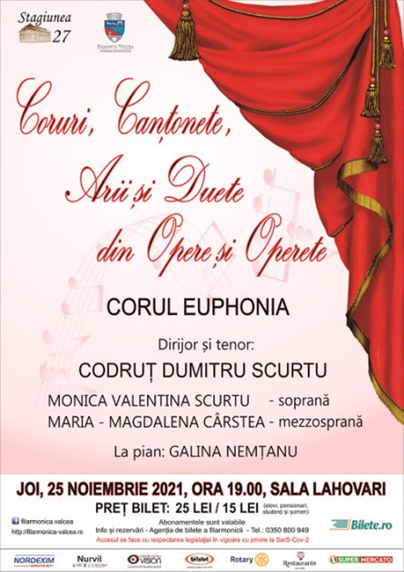 bilete Coruri, Cantonete, Arii si Duete din Opere si Operete
