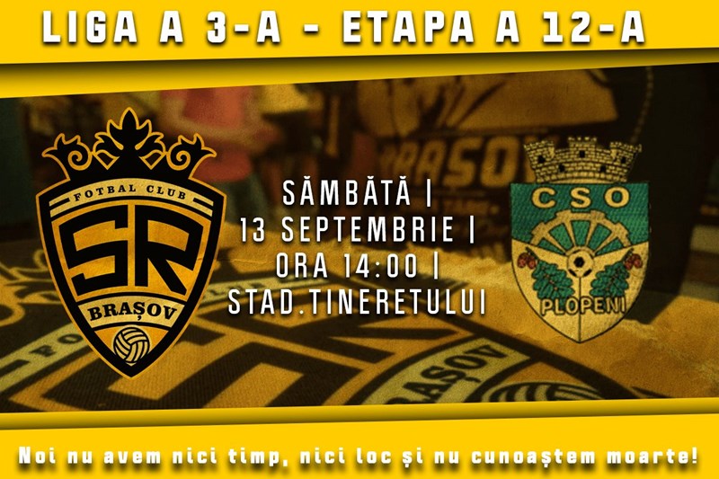 bilete SR Brasov - CSO Plopeni