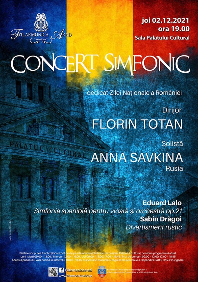 bilete Concert simfonic (dedicat Zilei Naționale a României)