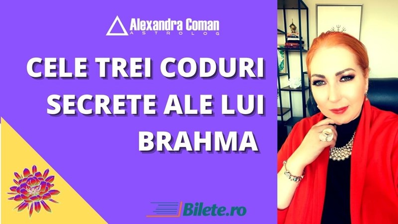 bilete Webinarul Maestrilor: cele trei coduri secrete ale lui Brahma by Alexandra Coman