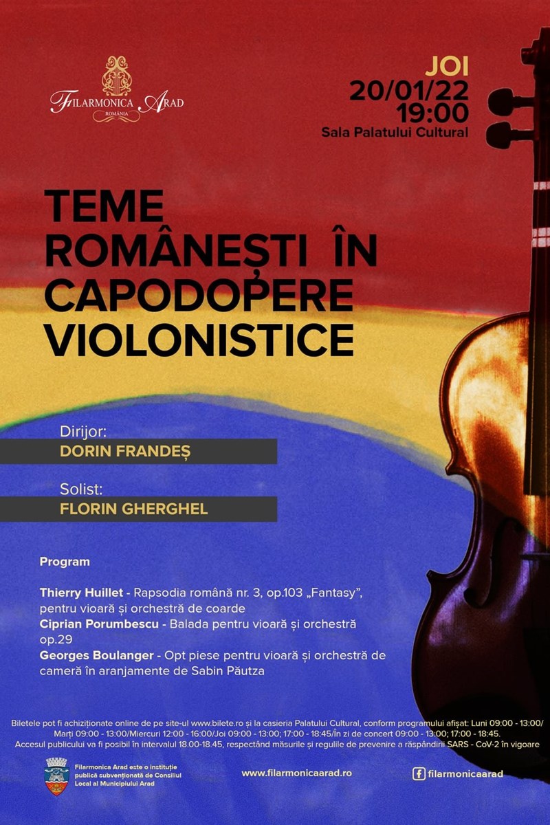 bilete TEME ROMÂNEȘTI ÎN CAPODOPERE VIOLONISTICE