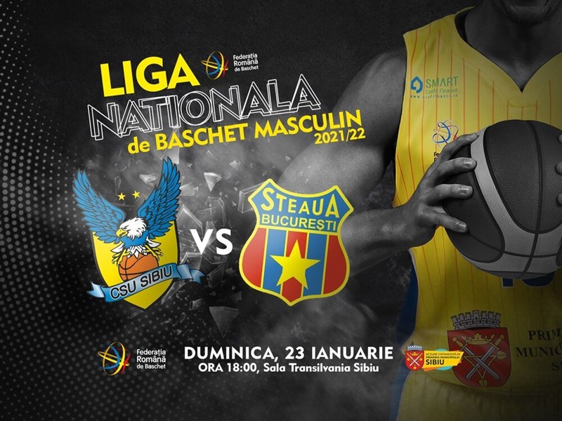 bilete BC CSU Sibiu - CSA Steaua Bucuresti - Baschet