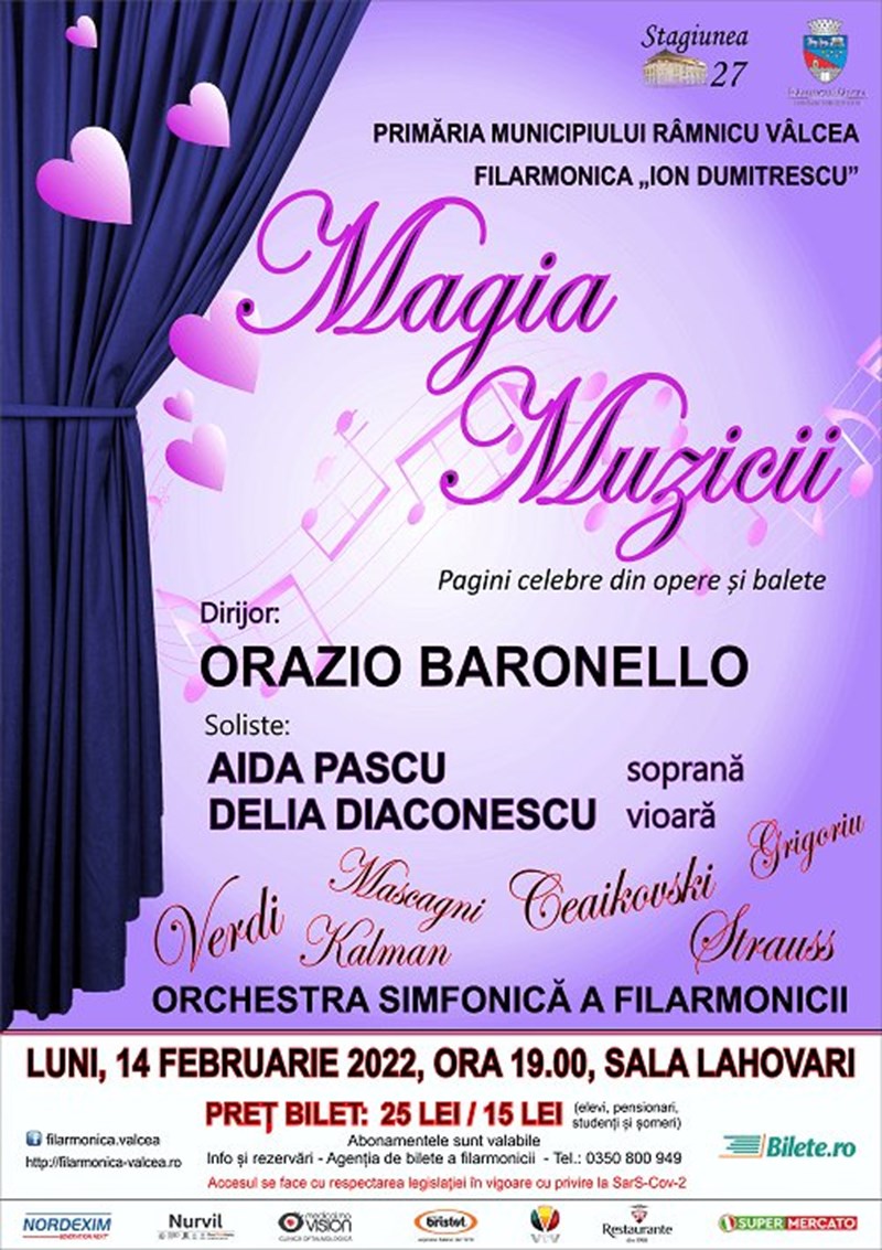 bilete Magia Muzicii - Pagini Celebre din Opere si Balete