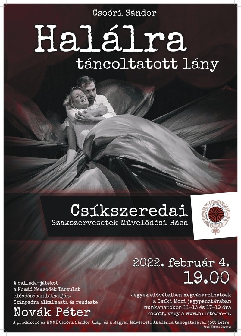 bilete Halálra táncoltatott lány