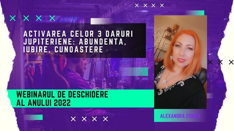 bilete Webinar Cele 3 Daruri Jupiteriene by Alexandra Coman