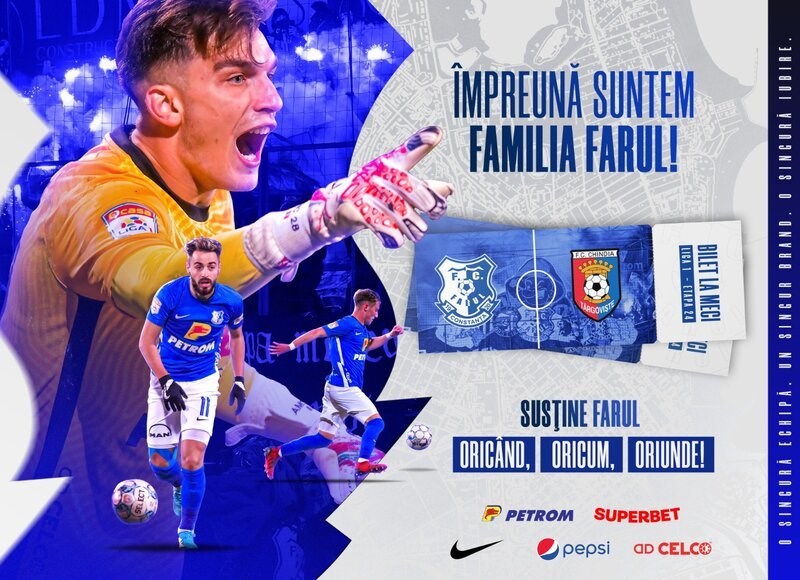 bilete Farul Constanta - Chindia Targoviste - CASA Liga 1