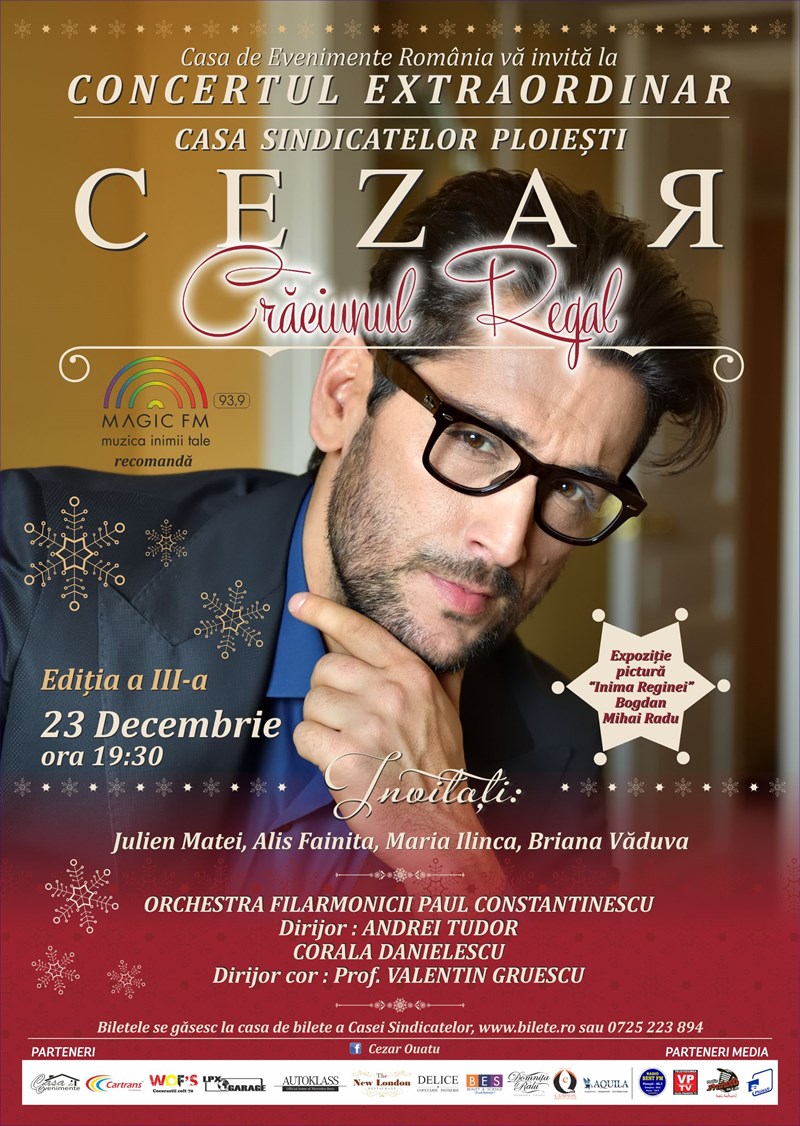 bilete Cezar Ouatu - Concert extraordinar de Craciun