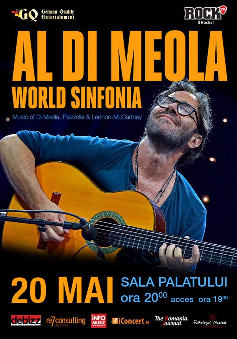 bilete Al Di Meola - World Sinfonia