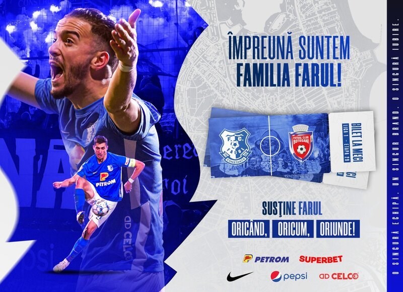 bilete Farul Constanta - FC Botosani - CASA Liga 1