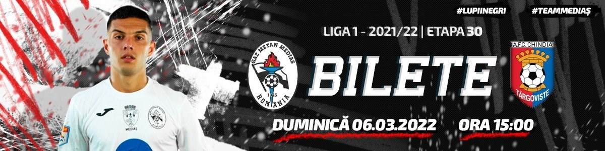 bilete CS Gaz Metan Medias - AFC Chindia Targoviste