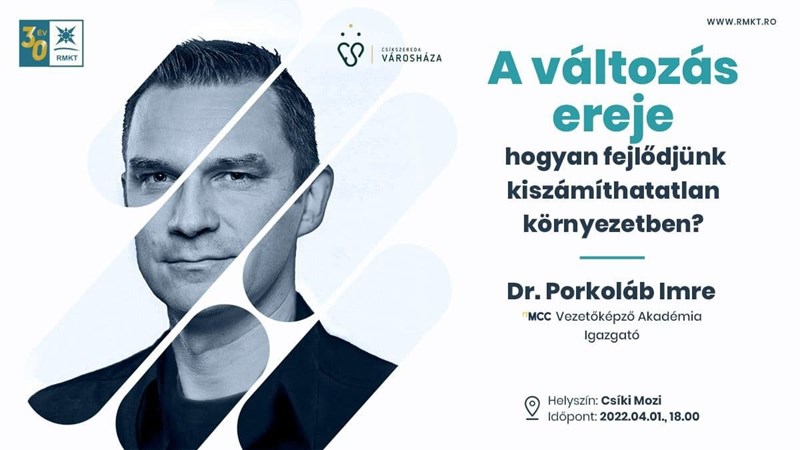 bilete A változás ereje: hogyan fejlődjünk kiszámíthatatlan környezetben?
