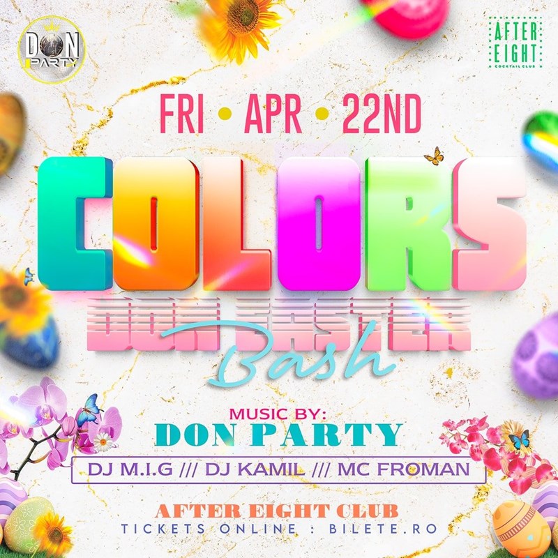 bilete C O L O R S (DON Easter Bash)