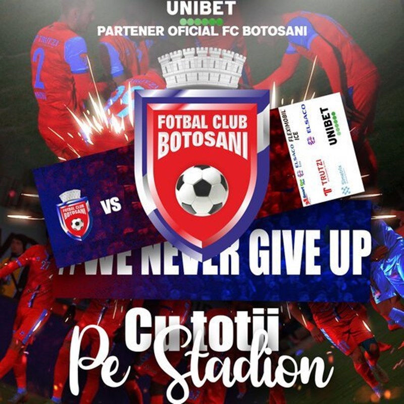 bilete FC Botosani - FC U Craiova 1948