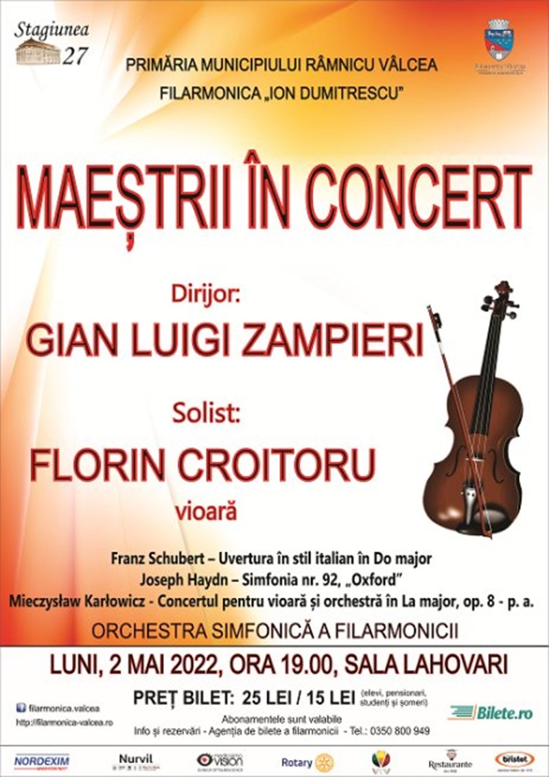 bilete Maestrii in Concert