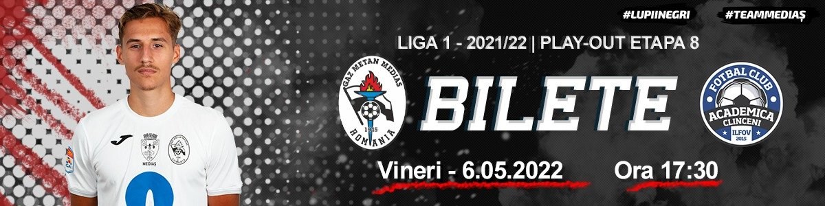 bilete CS Gaz Metan Medias - Academica Clinceni CASA Liga 1