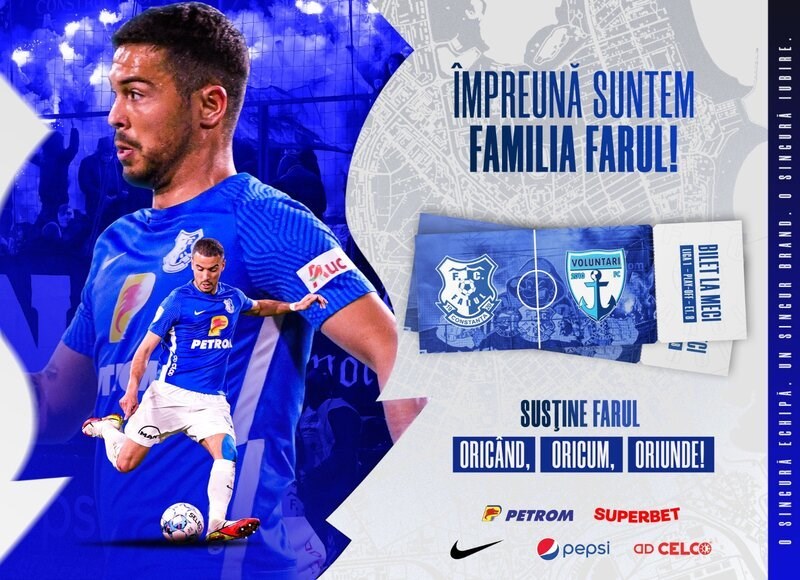 bilete Farul Constanta - FC Voluntari - CASA Liga 1