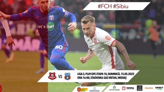 bilete AFC Hermannstadt - CSA Steaua