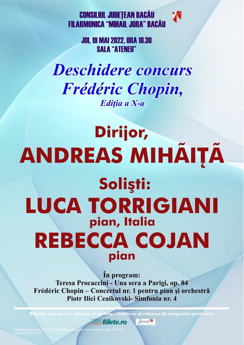 bilete Deschidere concurs Frederic Chopin