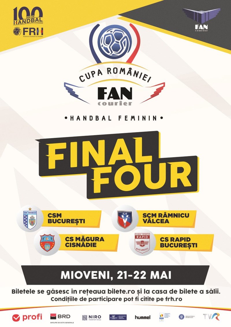 bilete Final Four Cupa Romaniei Fan Courier - Handbal Feminin