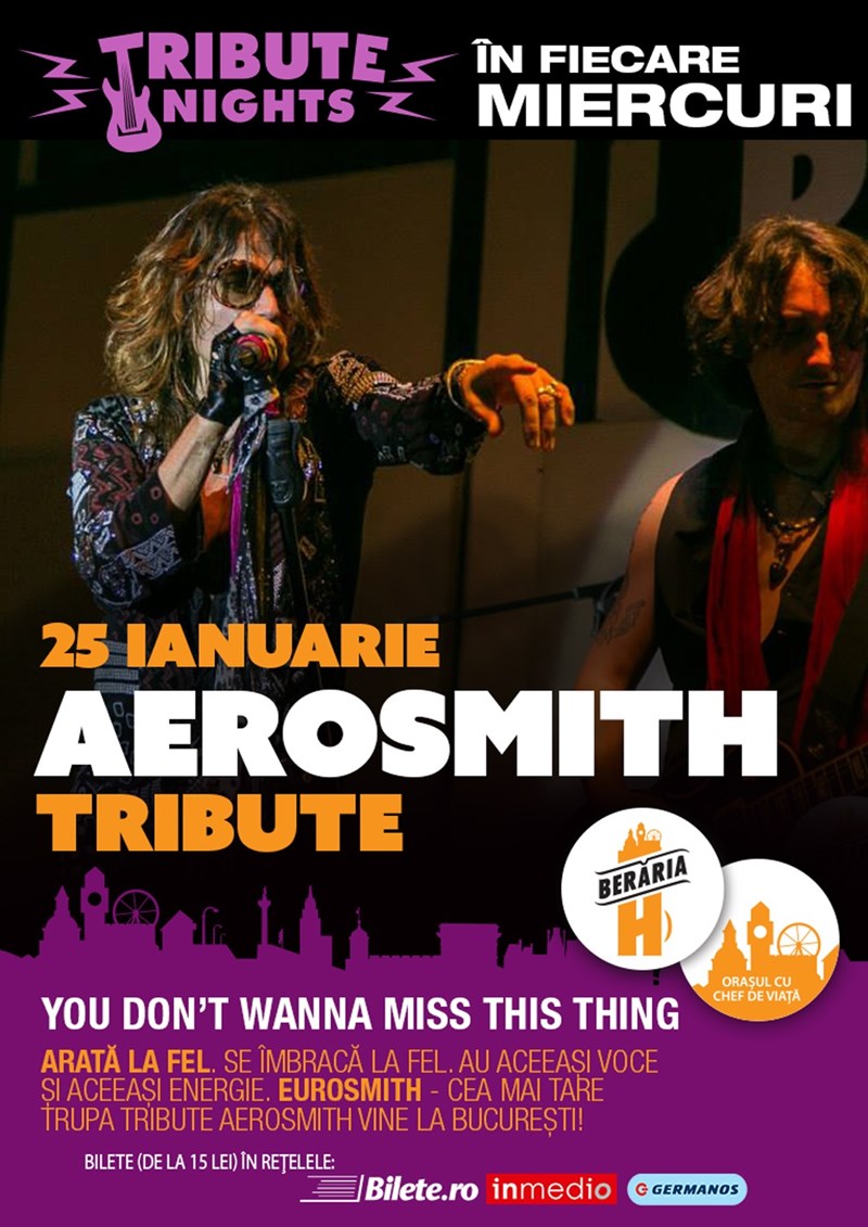 bilete A Crazy Tribute to AEROSMITH