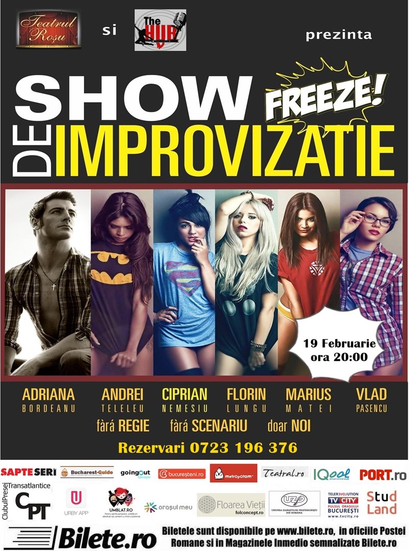 bilete Freeze! Improshow