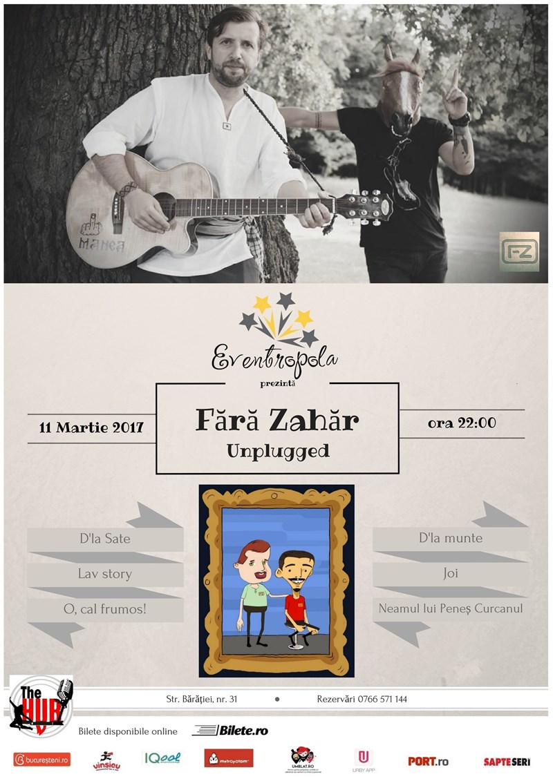 bilete Fara Zahar Unplugged