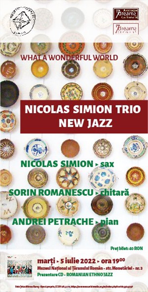 bilete Concert de jazz cu lansare de CD "Romanian Ethno Jazz"