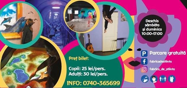 bilete Vizitare Muzeul Fabrica de Știință