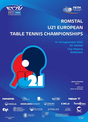 bilete la CAMPIONATUL EUROPEAN DE TENIS DE MASA U21 ROMSTAL