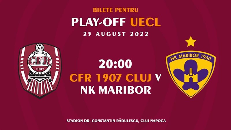 bilete UEFA Conference League - CFR 1907 Cluj - NK Maribor