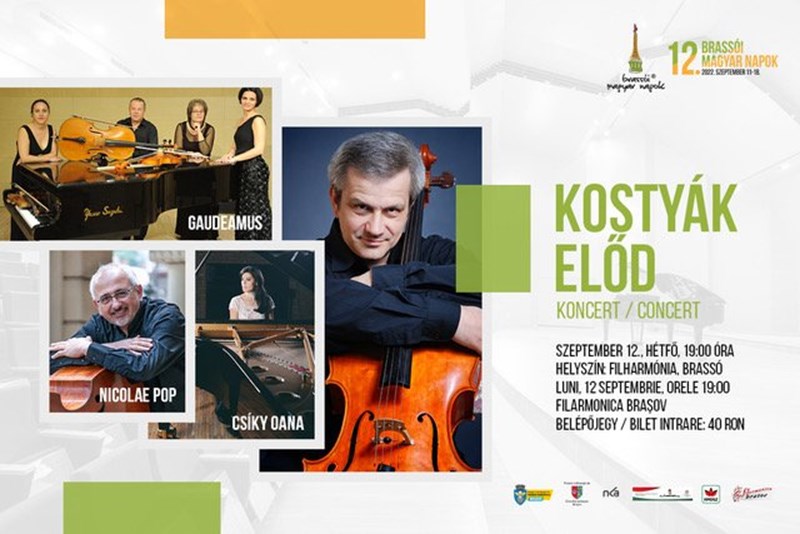 bilete Concert de Előd Kostyák György: Lucrările pentru violoncel de Georg Ruzitska