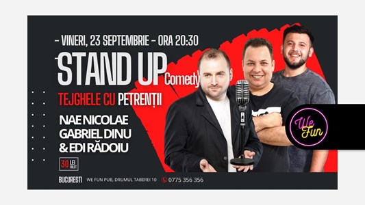 bilete Stand up: Nae Nicolae, Gabriel Dinu & Edi Radoiu