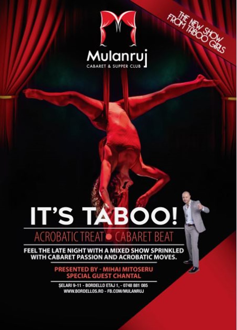 bilete Mulanruj Dining Theatre - IT'S TABOO