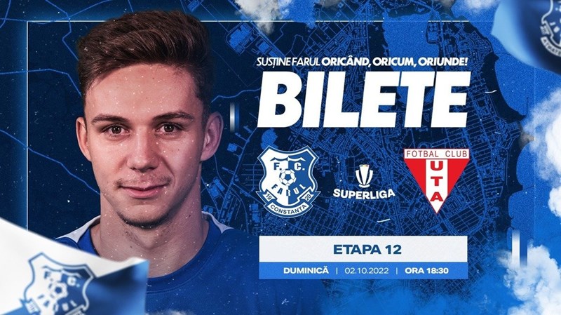 bilete FC Farul Constanta - UTA Arad - SUPERLIGA