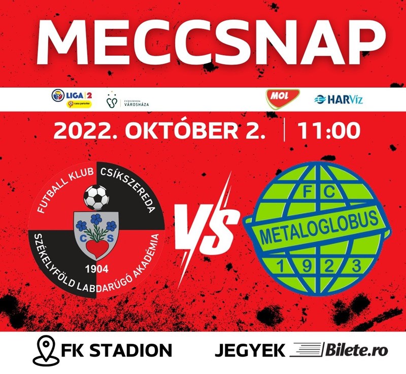bilete FK Csikszereda - FC Metaloglobus Bucuresti